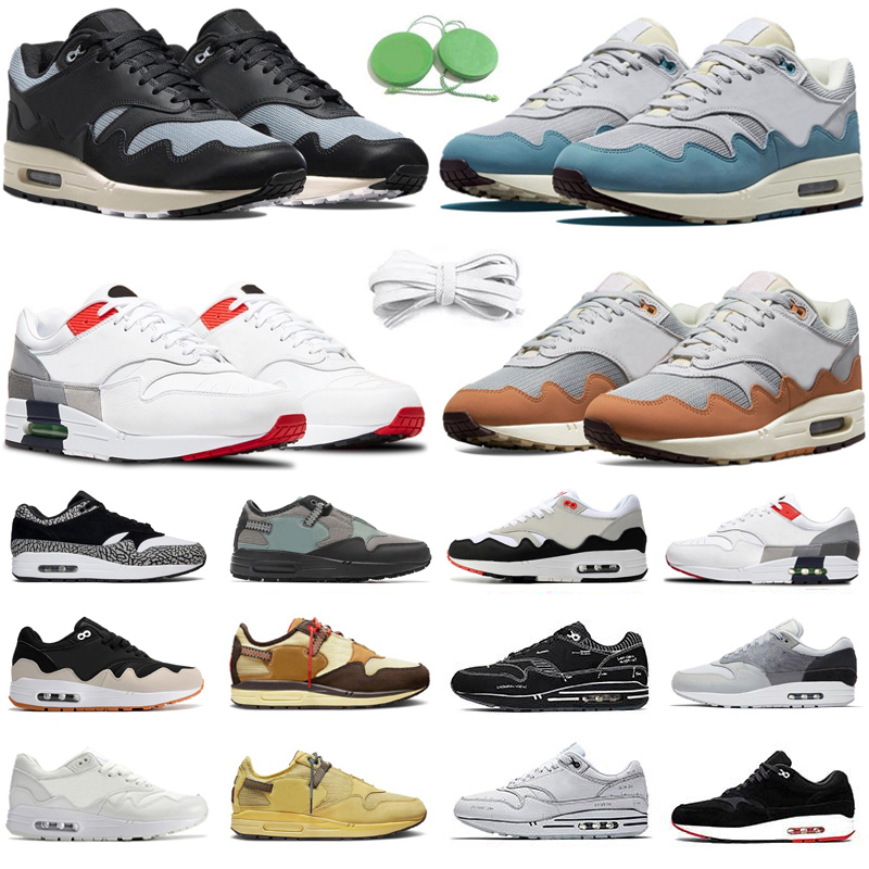 

1 87 Running Shoes Mens Shoe TS Baroque Brown Cave Stone Saturn Gold Sean Wotherspoon Amsterdam Bred London Men Women 1s 87s Trainer Sports Sneakers Sneaker, Color#41