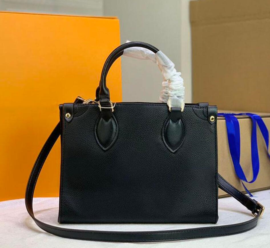 

FASHION Crafty ONTHEGO PM WOMEN luxurys designers bags Embossing Monograms genuine leather lady Handbags messenger crossbody shoulder bag Totes Wallet backpack, Aaaaa1