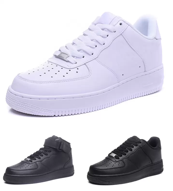

Classic Forces Low Casual Shoes airForce Mens Women Air High 1 One All White Triple Black Wheat Utility Shadow 1s Classic 1 07 AF1 Train TDL, Shoes 02