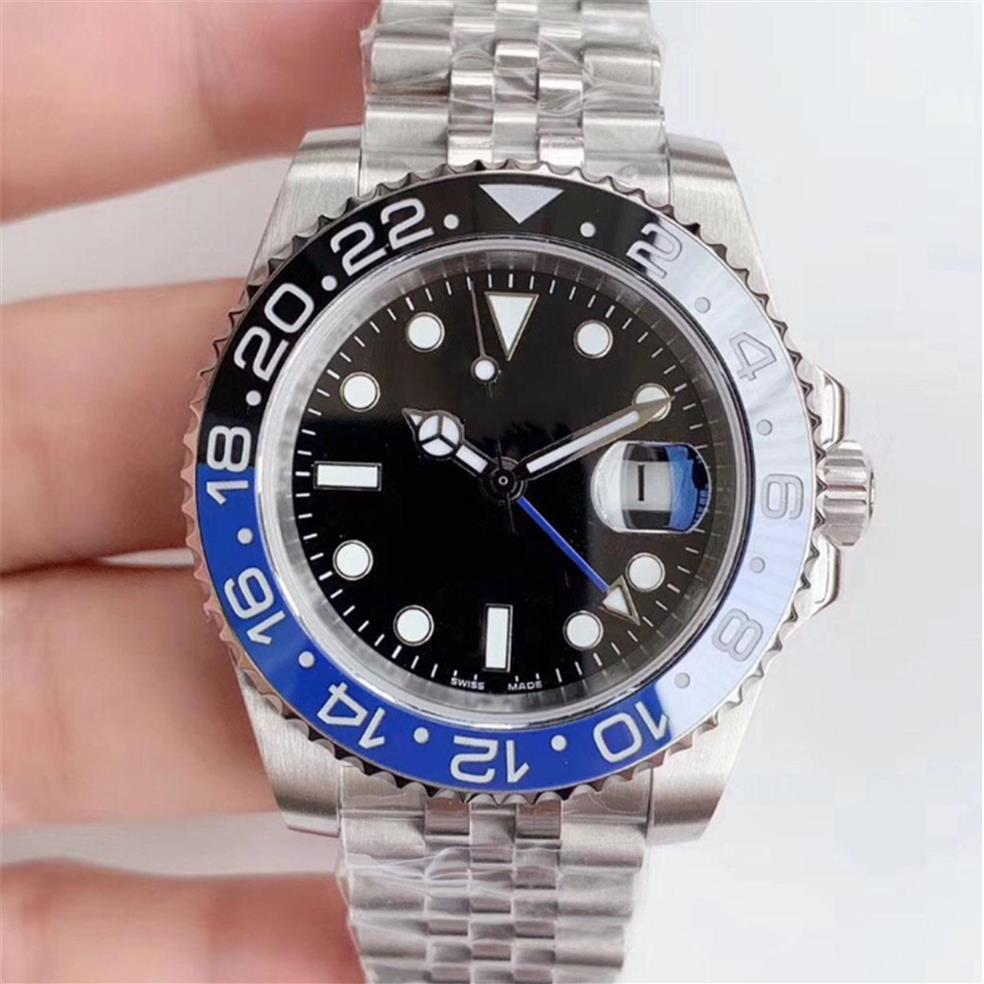 

High Model Men 904l Sapphire Hour hand adjust separately Mens Ceramic Bezel Glide Lock Clasp Jubilee 2836 Automatic Movement Watch200K, Box