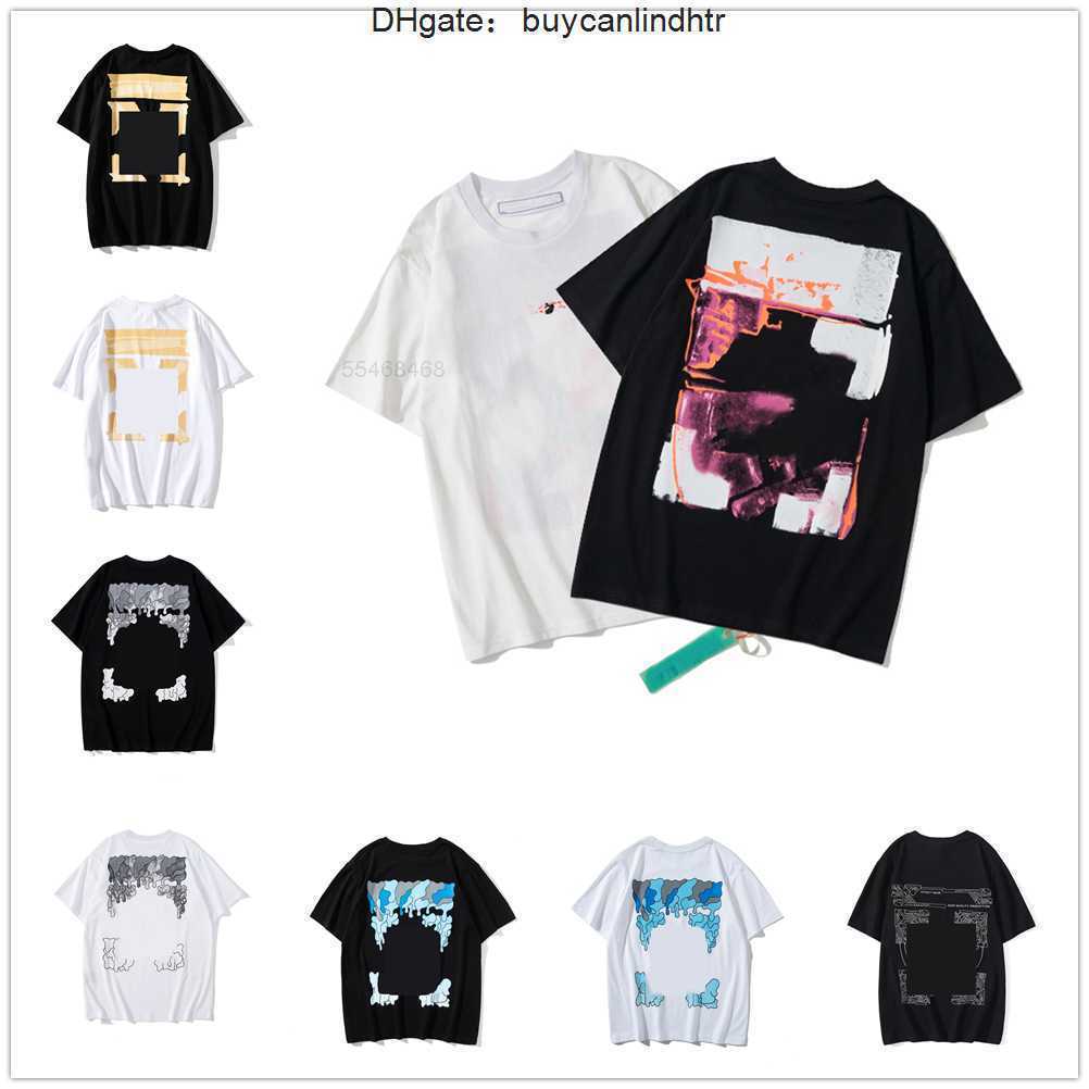 

Men's T shirts T shirt Off s Offs White Street Fashion Brand Couple Star with Sleeve Printed Letter x the Back PrintBY8P, 12