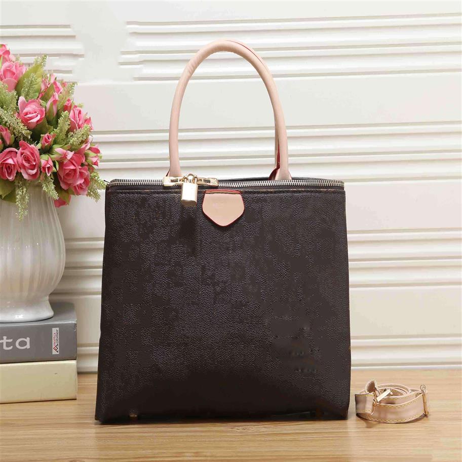 

Luxurys Designers women casual tote bag handbags high quality Famous 2 layer Classic bags Ladies Handbag Large Monograms Capacity 211H, Brown letters