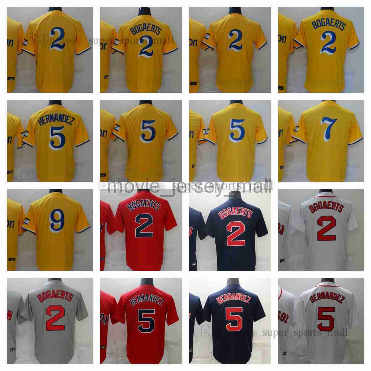 

2023 New Baseball Jerseys 2 Xander Bogaerts 5 Enrique Hernandez 9 Ted Williams 11 Rafael Devers Jersey Men Women Youth Size S--XXXL, As picture