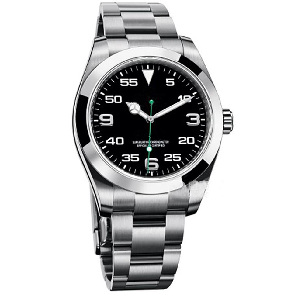 

Luxury Mens Watch AIRKING series 40MM Sapphire mirror MASTER 116900 Automatic Mechanical Movement Stainless Steel Waterproof EXP W269z, Pocket bag