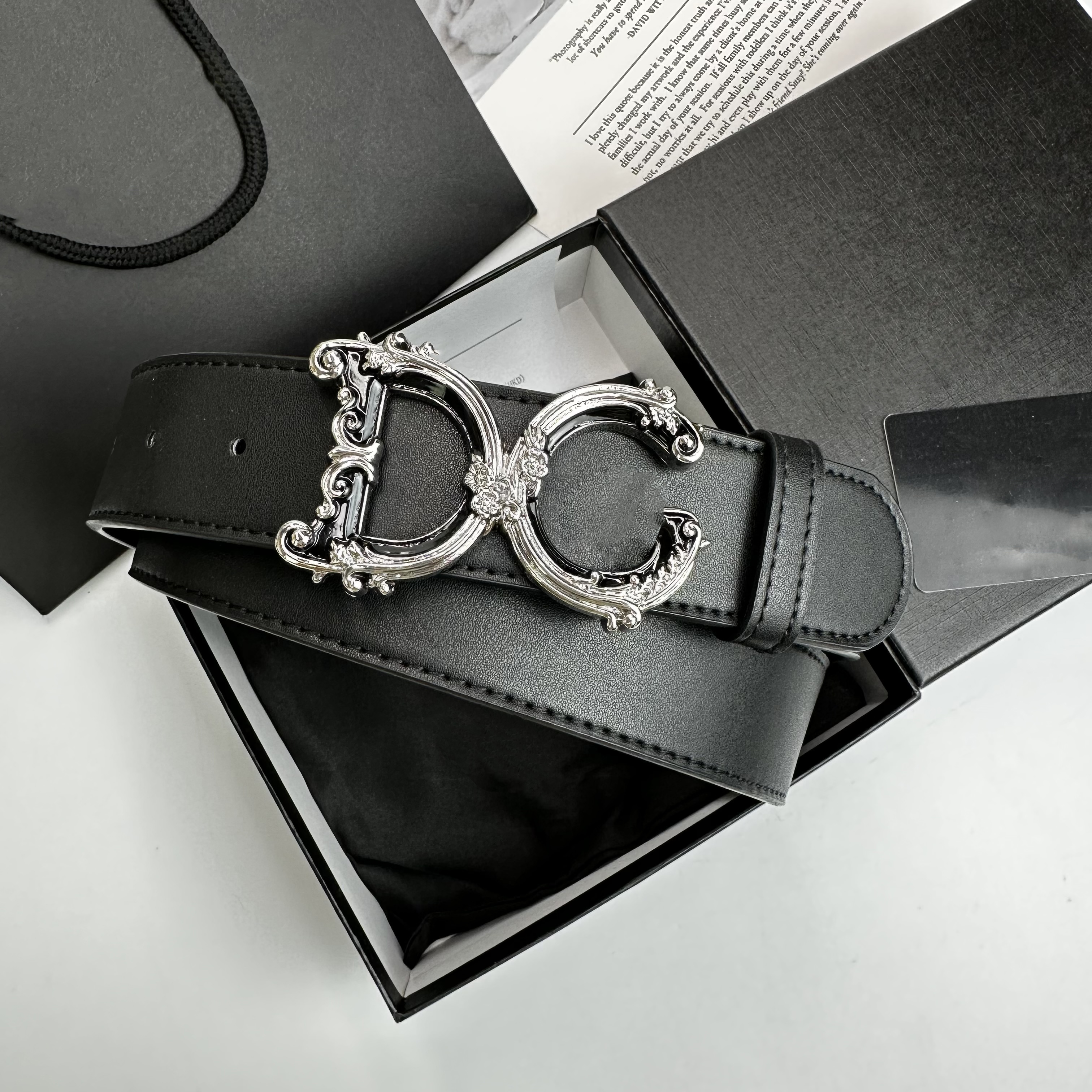 

Women's Fashion Designer Belt Multi-Color Luxury Belt Belt Including Box