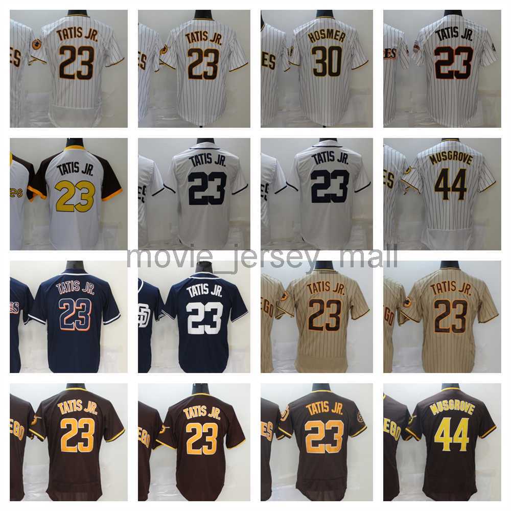 

23 Fernando Tatis Jr. Baseball Jersey 30 Eric Hosmer 44 Joe Musgrove 2023 New Jerseys Men Women Youth Size S, As picture