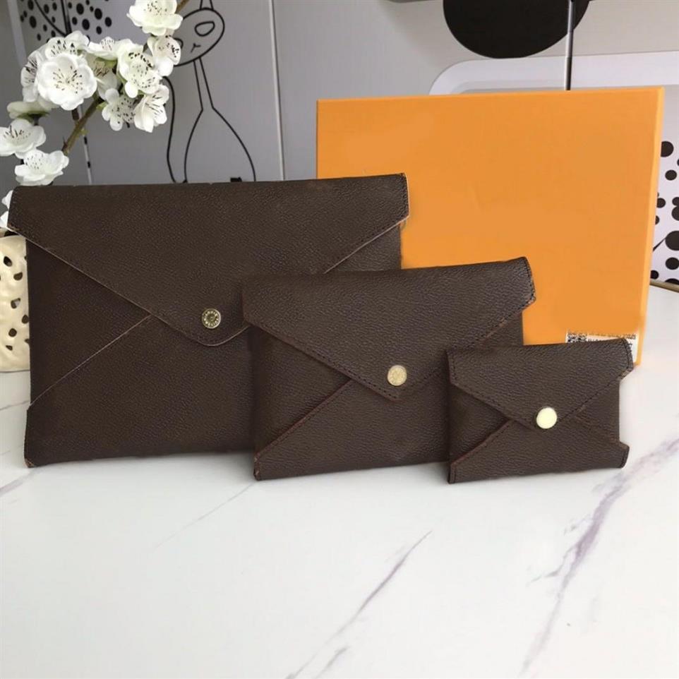 

2021 High Quality KIRIGAMI POCHETTE handbag Design Wallet 3 piece Womens purse Coin Purses Double hasp Wallets Fold Card Holder Pa329j