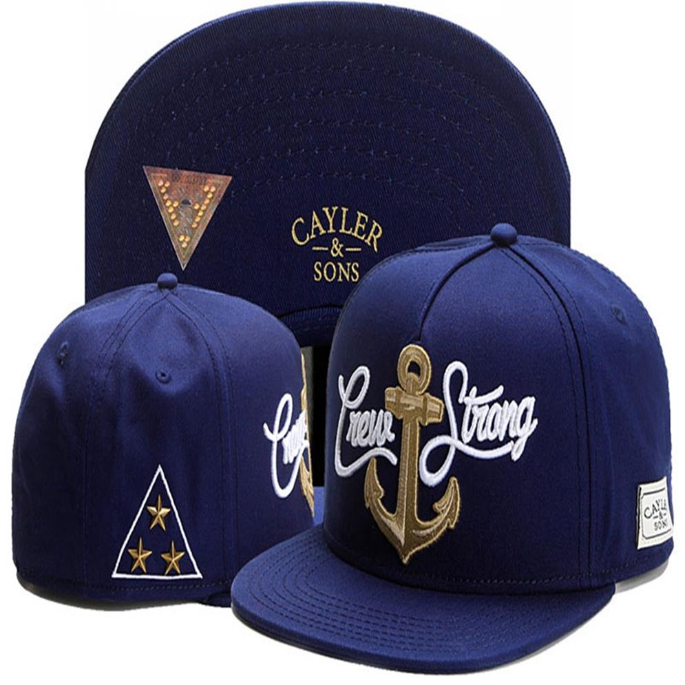 

fashion Cayler & Sons Anchor Crewe Stong baseball snapback hats and caps for womens mens sun hat hip hop street sports gorras bone237o