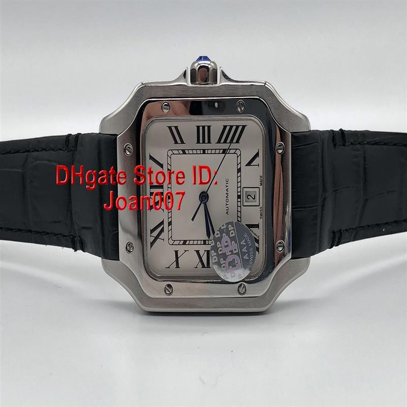

2019 New Watches stainless steel Watch Automatic Movement Mechanical Silver Case Men's Sports Wristwatches DP Factory Super W235j