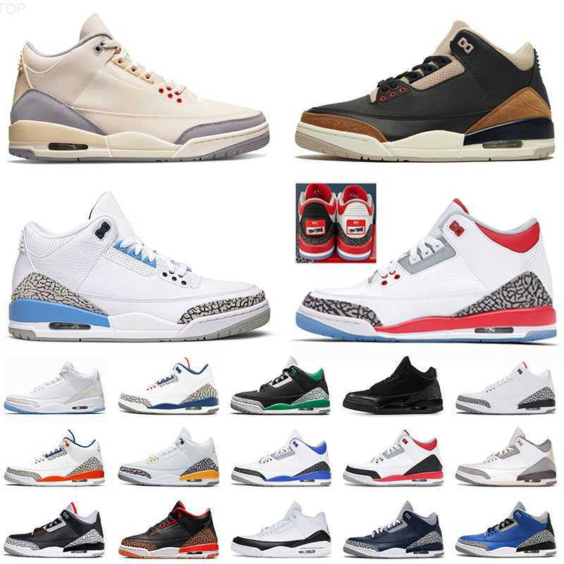 

Top Quality Jumpman 3 3s III Mens Basketball Shoes Muslin Shady Patchwork UNC Desert Elephant Fragment Black Cement White Knicks Rivals Trainers Designer Sneakers 5, 36-47 ture blue