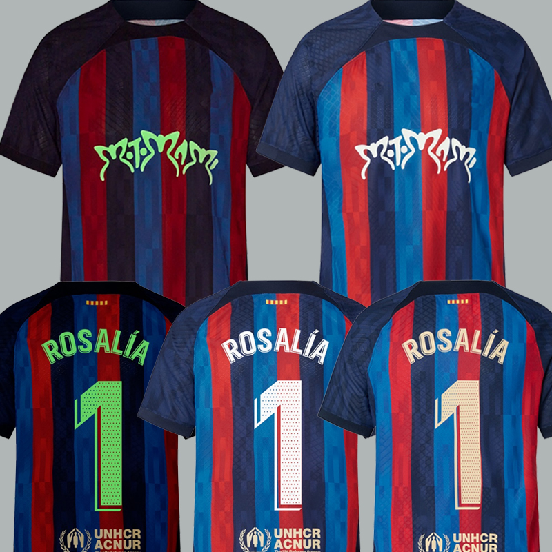 

Lewandowski Rosalia Motomami soccer jerseys 22 23 Camisetas de ANSU FATI Limited Edition Raphinha Kounde GAVI ANSU FATI PEDRI FERRAN bArcElOnAs Men Football Shirts, 22-23 away