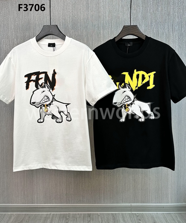 

M-3XL Designers t shirt fendy TOPS TEES Women and men sweat T-Shirts Embroidery hoodies pants fendis tshirts 2023newF12, 11