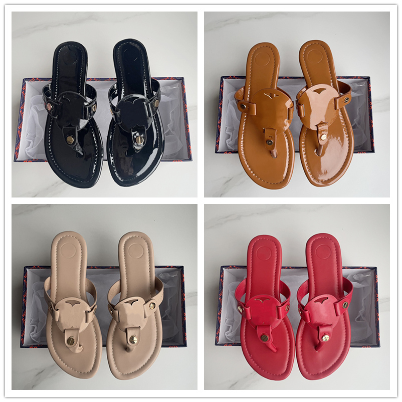

Fashion Designer Slippers Clip Toe Women's Sandals High quality 15 ColorsCasual Female Flats Slides Beach Footwear Woman New Flip Flops Ladies Footwear miller Shoes, #13