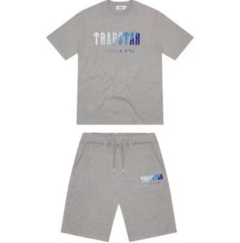 

Mens Trapstar t Shirt Short Sleeve Print Outfit Chenille Tracksuit Black Cotton London Streetwear Fashion classic 38ess, 13