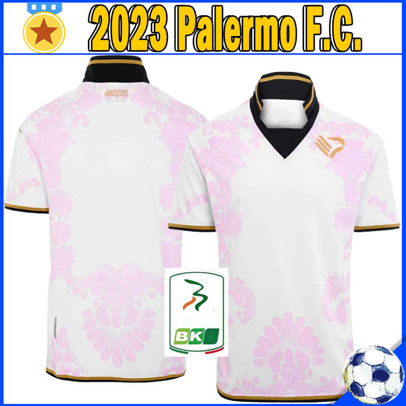 

22 23 Palermo Soccer Jerseys 2022 2023 DAMIANI SARIC BUTTARO SEGRE BRUNORI DI MARIANO Football Shirts Men Uniforms, Balemo 22-23 third