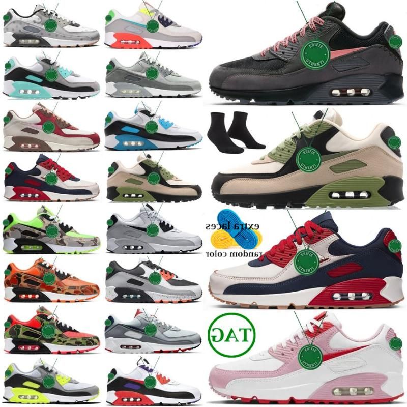 

Boots Airs Cushion 90s Running Shoes Men Women max Black Wolf Grey Eton Mess Dunks From Above Sports Shoe 90 Royal cool grey Bred Mixta Esdc, Color # 9