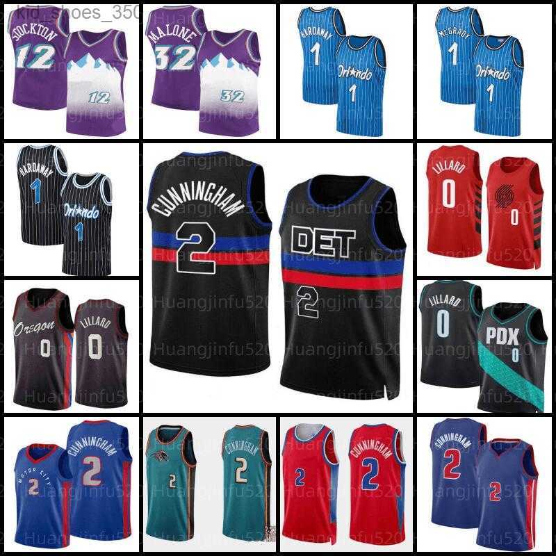 

Cade 2 Catingham Hardaway Basketball Jersey Tracy 1 McGrady Mitchell Penny 1 Stitching Jersey Damian 0 Lillard mens, Men jersey