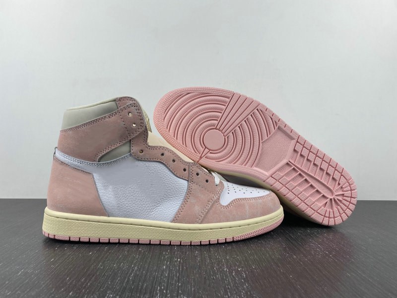 

1 High OG WMNS Washed Pink Basketball Shoes Atmosphere White Muslin Sail I Fashion Sport Zapatos Sneakers Vintage Chaussures Good Quality Size36-47.5