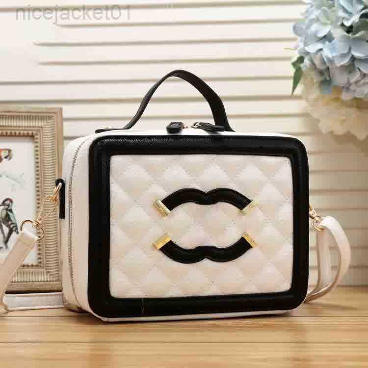 

Designer Channel Women Chanei Bag Korean Style Xiaoxiangfeng Classic Women's Bag Fortune Bag Caviar Chain Bag One Shoulder Messenger Handbag White Bag, Black