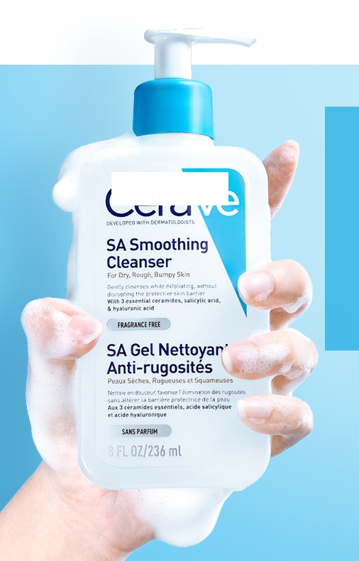 

High Quality SA Smoothing Cleanser Mmoisturising Motion Lait Hydratan Cera Ve Body Milk Milk Body Lotion High Quality Skin Care Products Gel Moussant