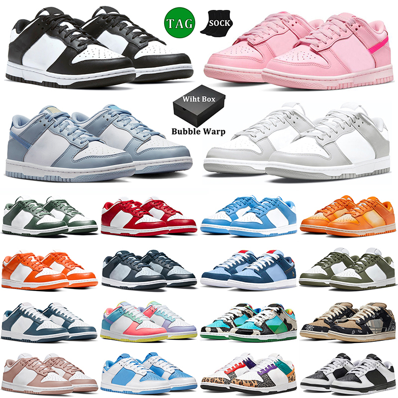 

with Box Low Running Shoes Panda Triple Pink Men Women White Black Unc Grey Fog Team Green Syracuse Medium Olive Grey White Mens Trainers Outdoor Designer, 17