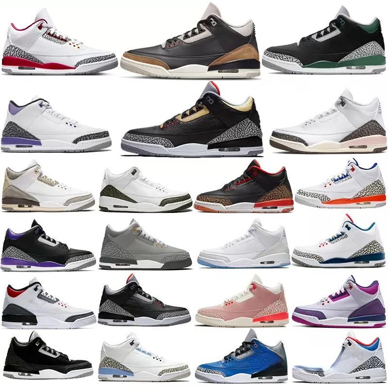 

Basketball Shoes Jumpman 3 3s Desert Elephant Black Gold Cardinal Red Pine Green Rust Pink Kumquat Neapolitan Dark Mocha Lris Navy Racer Blue Court Purple A Ma Maniere, #45