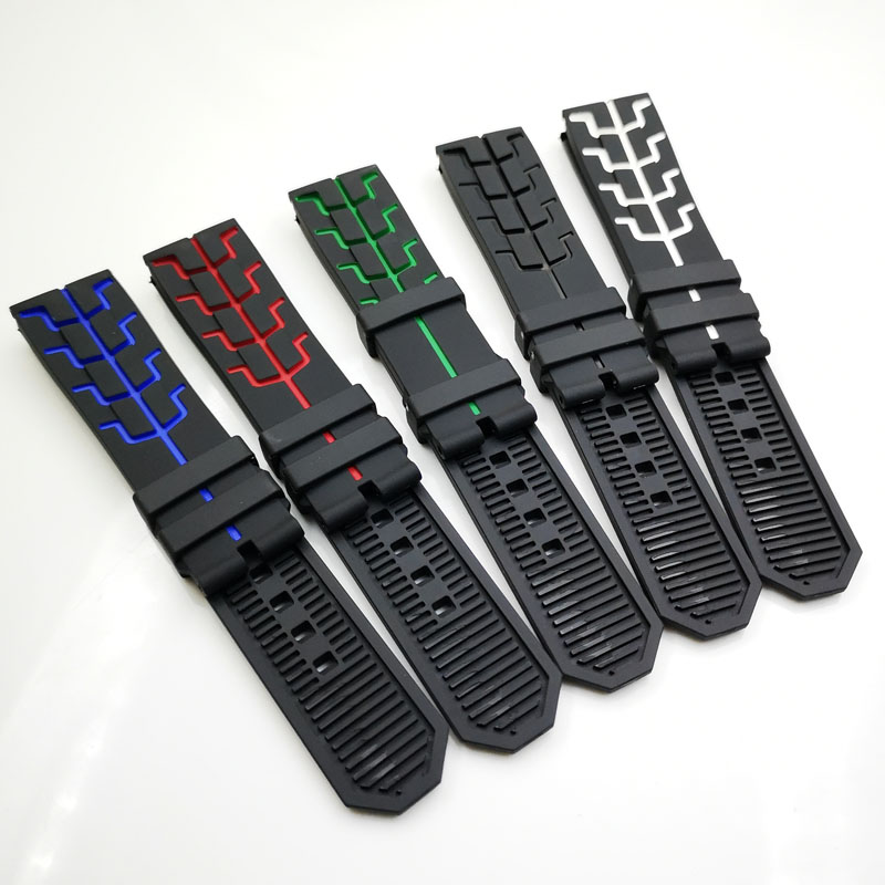 

22mm / 20mm 130mm / 80mm Replace Rubber Strap Band for Formula F1 Wirst Watch