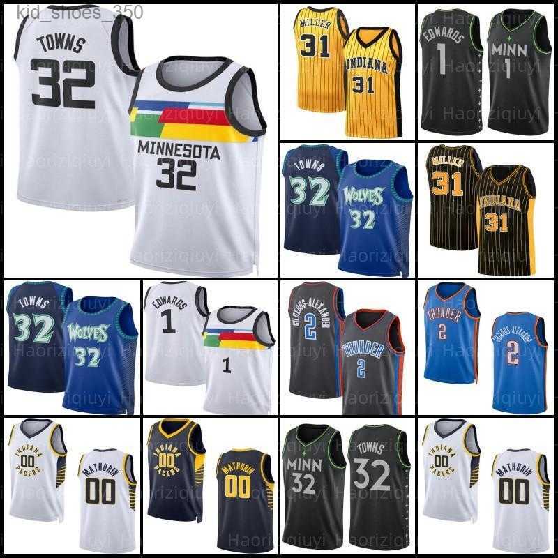 

1 Edwards Shai 2 Gilgeous-Alexander Karl-Anthony Basketball Jersey 32 Cidades Anthony Bennedict 00 Mathurin Reggie 31 Miller Smart, Men jersey