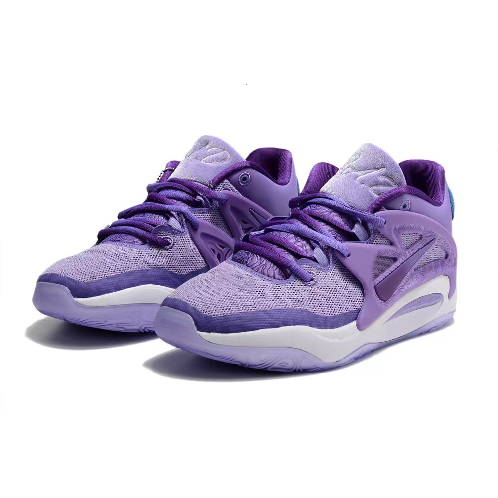 

Womens kd 15 BAD basketball shoes Purple Cosmos Velvet kevin durant 15s kids boys Pink White Black Speckled Oreo Maryland Minnesota LYNX sneakers tennis with box, Black blue