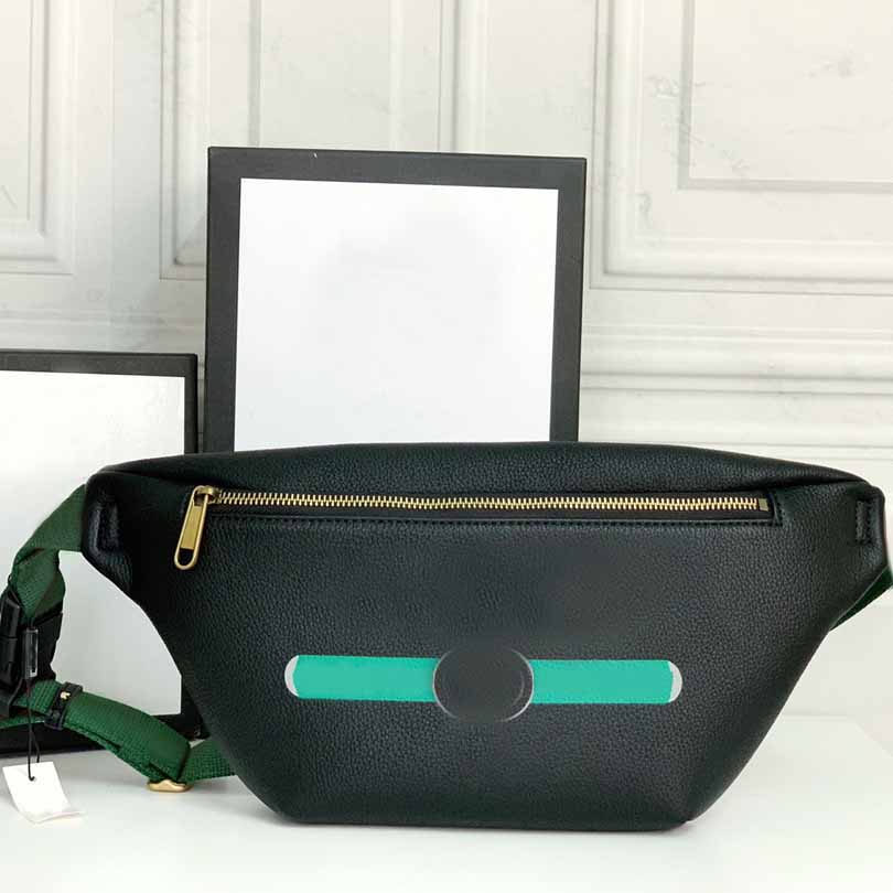 

Designer Bag Fashion Crossbody Waist Pack Zipper Coin Wallet Stripes Printing Pattern Handbag, White