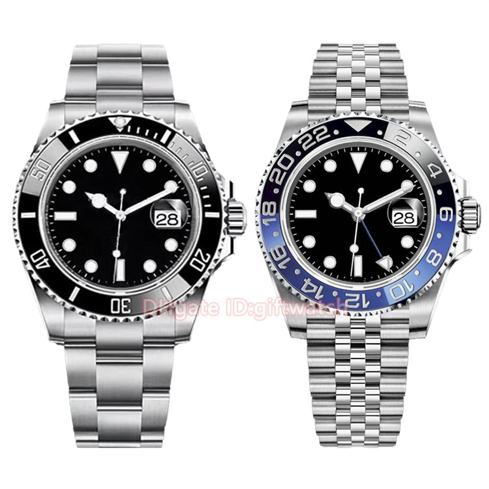 

Watch Automatic Mechanical Watches For Mens Bracelet 40mm Business Wristwatch Life Waterproof Stainless Steel Wristband Men Wristw183P, Color18