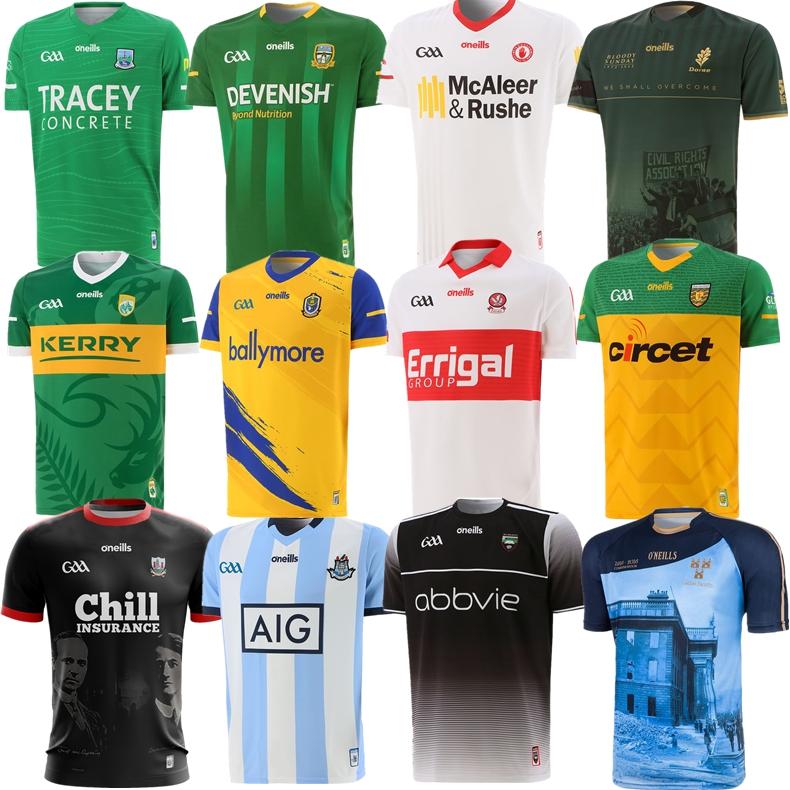 

2022 2023 Dublin GAA Home soccer Jersey football Meath Donegal Fermanagh Derry Sligo Dublin CORK Kerry Roscommon 22 23 size S-5XL, 2022 fermanagh hurling home