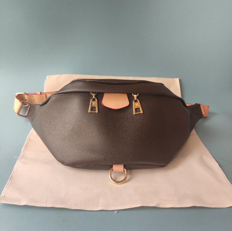 

Top Designers Luxury Waist Bags Cross Body Handbag Famous Bumbag Fashion Shoulder Bag Brown Bum Fanny Pack M43644, Brown flower