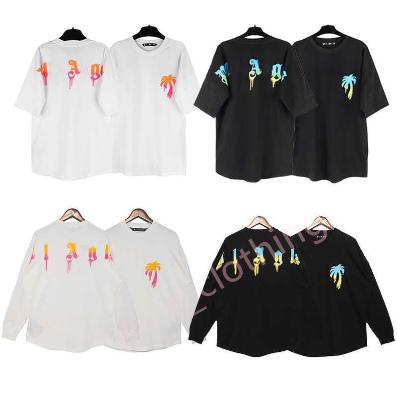 

Mens Designer PA T-Shirt Luxury Brand Tees Print Palms T Shirts Womens Angle Short Sleeve Casual Streetwear Tops Clothing Clothes 7S24