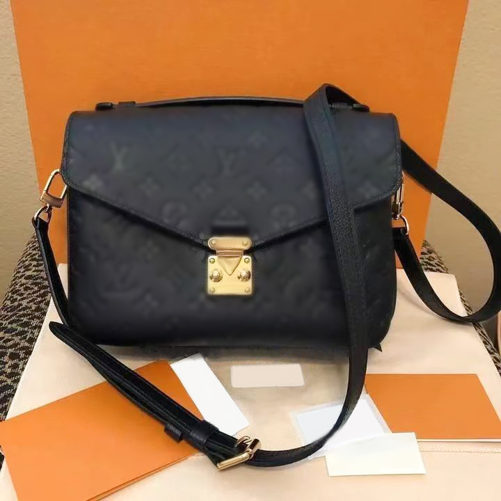 

Embossed M44875 Pochette messenger envelope crossbody metis bag Womens mens Designers flap fashion top handle Luxury handbag Genuine leather Shoulder clutch bags, Black (white mon0gram)