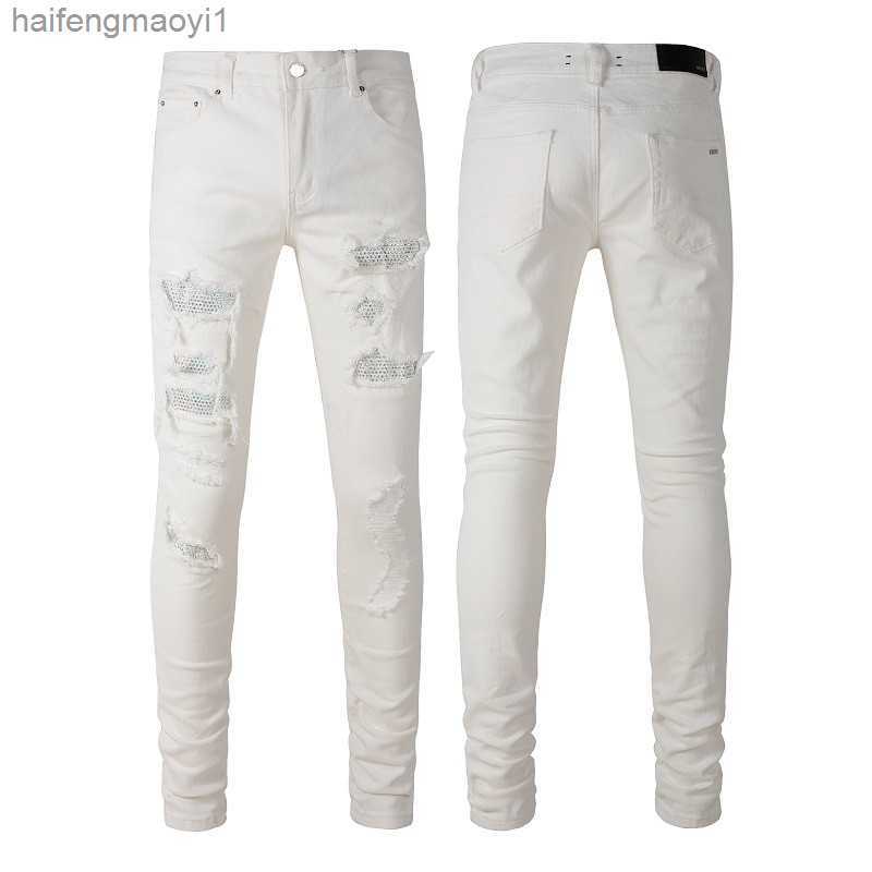 

Designer COOLGUY Arrivals Mens Luxury amirs Denim Jeans Holes Trousers Jean amiris Biker Pants New Man Clothing #7625 71WA, #6523