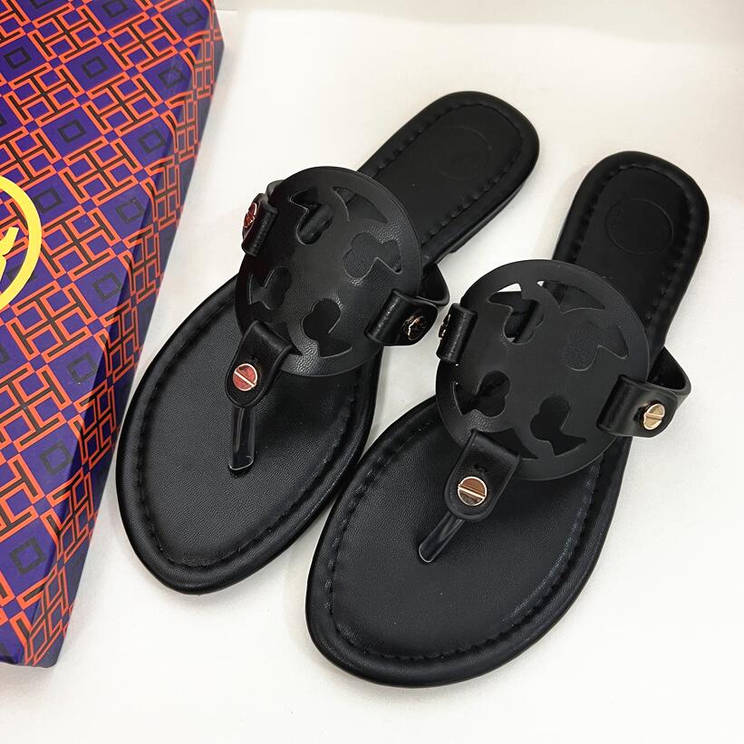 

Origi Slippers for Women Flip Flops Flat Heels Sandals Summer Ladies Hollowed Out Pattern Loafer Fashion Tories Slides Rubber Outdoor Beach Shoes with Dust Bag 34-43, Leopard print