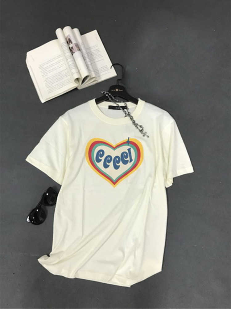 

Men's T-Shirts Designer Men's and Women's Cotton T Shirts Couples French Simple Letters Hip Hop Short Sleeves .Asian size, Shipping fee