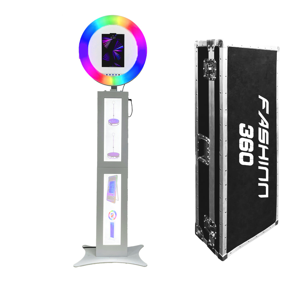 

Fashinn360 Head Tilt Portable iPad Photo Booth With Ring Light For Party Events