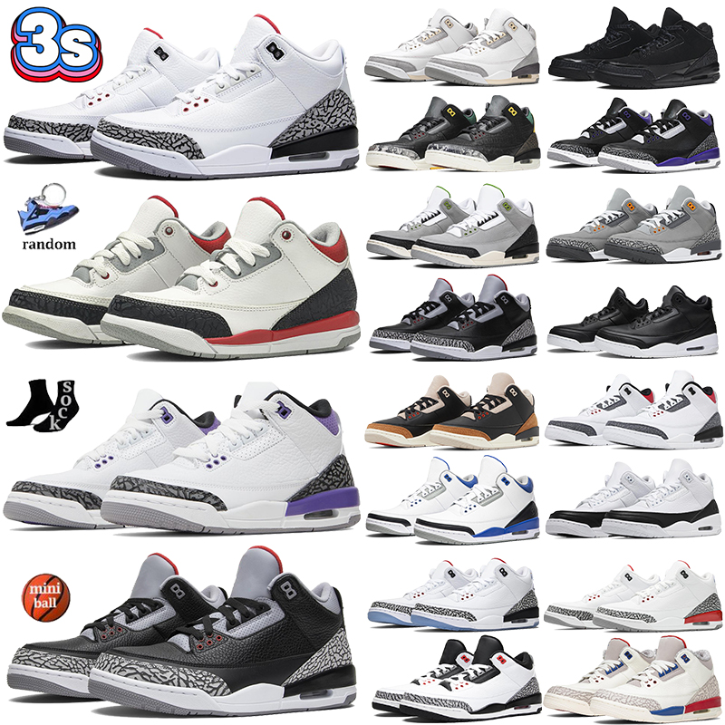 

Men Women 3 3s Basketball Shoes Jumpman Shoe White Cement Fire Red Dark Iris A Ma Maniere Pine Green Sport Sneakers Lucky Green Designer Mens Leather Lace Up Trainers, 17 varsity royal