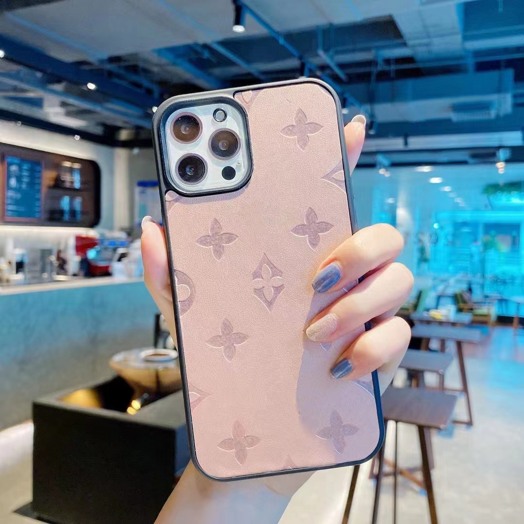 

Leather LU Phone Cases for iPhone 14 13 pro max 12 11 X XR XS 7 8 plus Samsung S23 S22 S21 S20 Note10 Note20 Ultra Luxury Designer Leather Purse with Logo Packing BD, #1