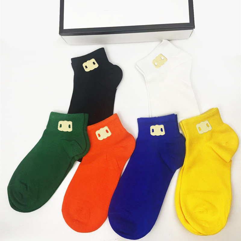 

Mens socks Fashion Women and Men Socking High Quality Letter Breathable Cotton Wholesale calzino jogging Basketball football sports sock, Multi