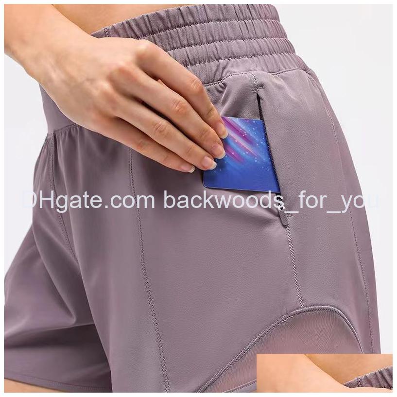 

Running Shorts Women Yoga Professional Sports Leggings Short Quick Dry Exercise Workout Training Drop Delivery Outdoors Athletic Out Dhrq1, Soft pink
