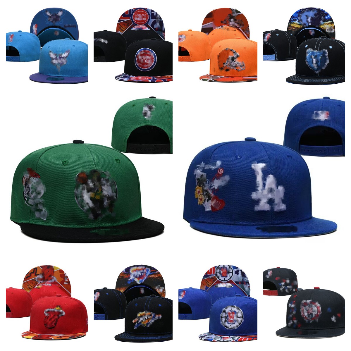 

Wholesale Snapbacks Fitted hats Embroidery Football Baskball Visors Cotton letter ball Mesh flex Beanies Flat Hat Hip Hop Sports Outdoors Snapback size cap mix, #7