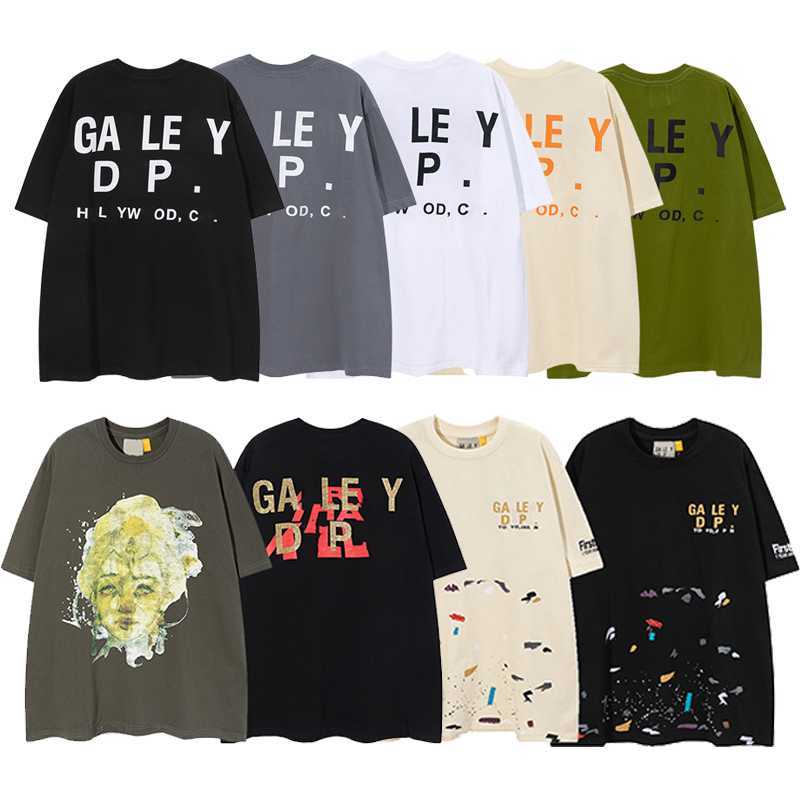 

Designer of Galleryse Tees Depts T Shirts Luxury Fashion T Shirts Mens Womens Tees Brand Short Sleeve Hip Hop Streetwear Tops Clothing
