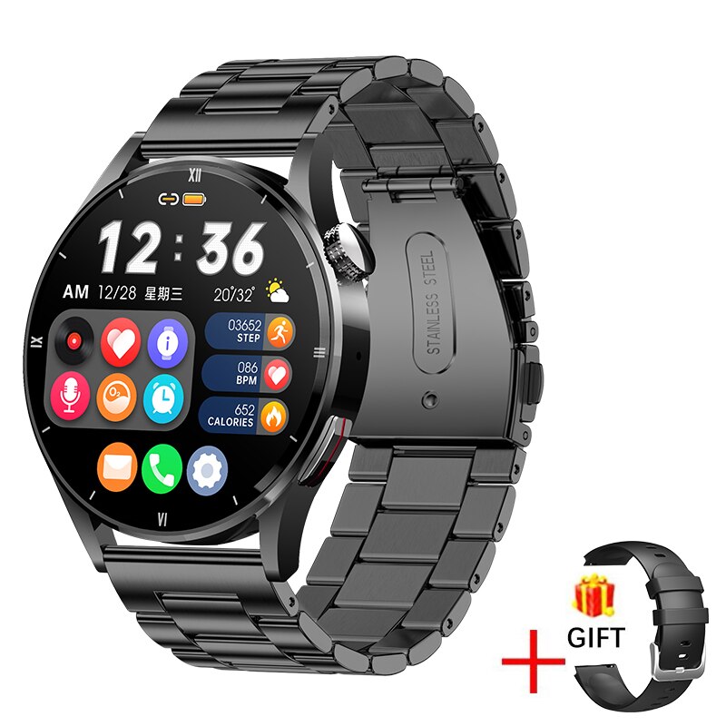 

Smart Watch For Men Full Touch Screen Sport Fitness Watch Man IP67 Waterproof Bluetooth For Android IOS Smartwatch Men