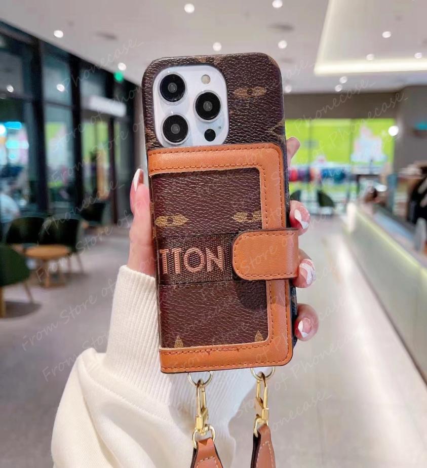 

Designer Crossbody Card Wallet Phone Cases for iPhone 14 13 12 11 Pro Max 14promax 13promax 14pro 14plus 13pro 12pro X XR XS 7 8 P3210844, #7