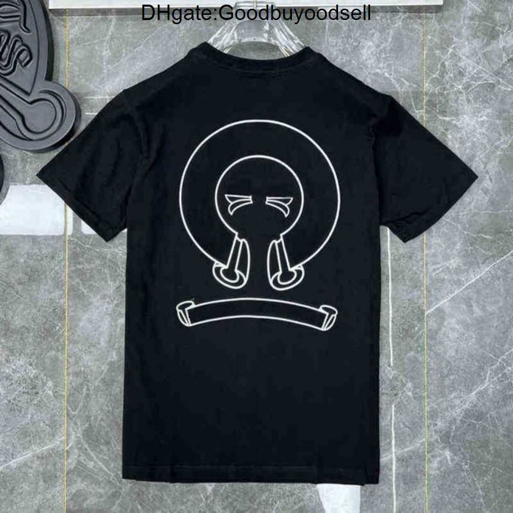 

Fashion Mens Classic t Shirts Brand Top T-shirts Ch White Short Sweater Casual Embossed Letter Horseshoe Sanskrit Cross Pattern Designers M7LS, 20