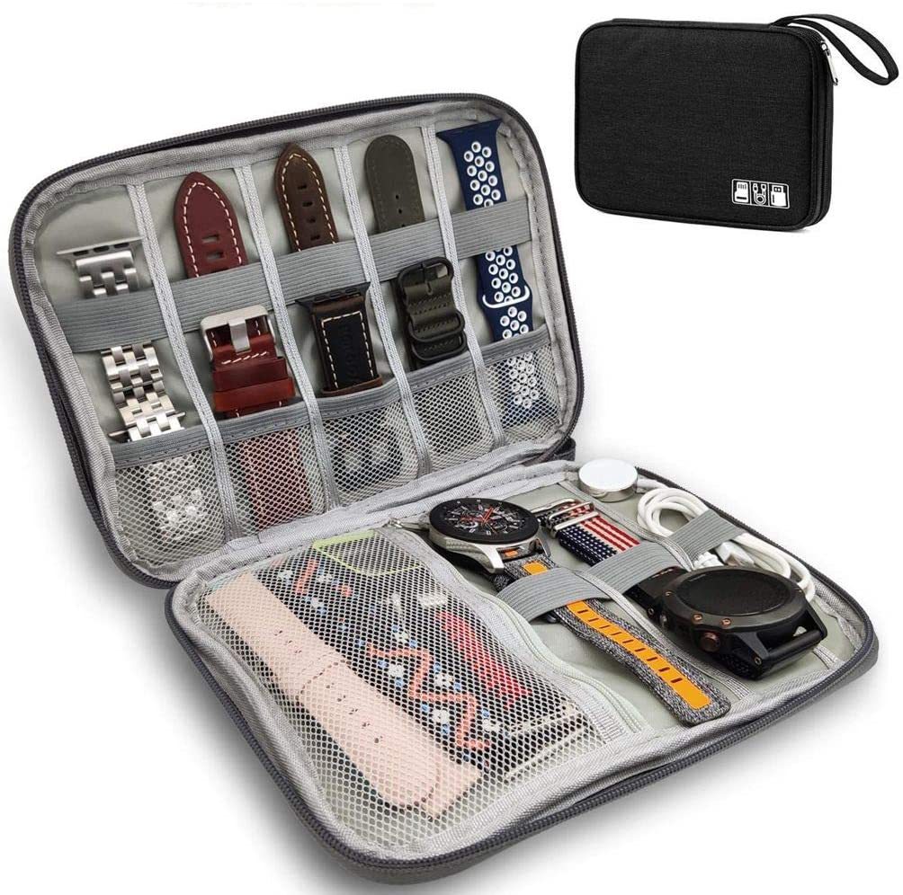 

Dropshipping Large Capacity Storage Watch Bag for Straps for Samsung Watchband Cloth Bag for iWatch Band package for watch accessories