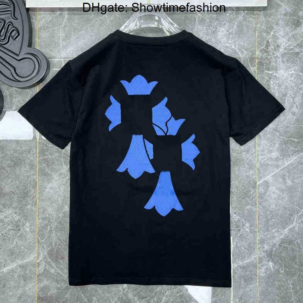 

ch Classic Men's Heart Luxury t Shirt Ch Brand Tops Tees Men Women Sanskrit Letter Chromes Sweatshirts Short Sleeve Horseshoe Designer 9TYP, 10